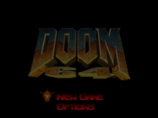 Doom 64 (Japan) Title Screen
